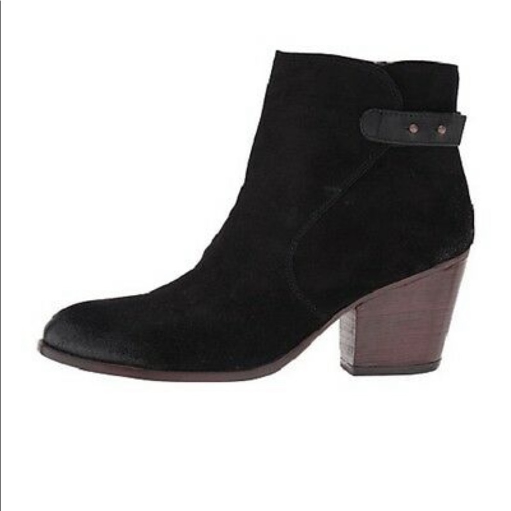 Sam Edelman Marielle Black Suede Bootie